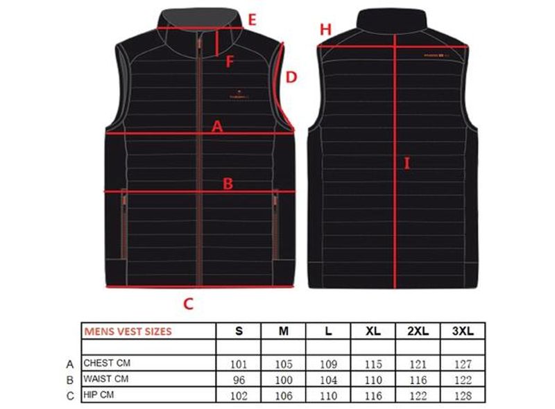 THERM-IC Varme Vest Batteri Men Sort